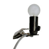 Clip-on small bedside lamp, Buchleseleuchte Germany 1950s