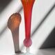 Lot de 2 vases irisés italiens MCM