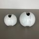 Ensemble de 2 vases en porcelaine Op Art « JOJO » de Wunsiedel Bavaria Allemagne années 1970