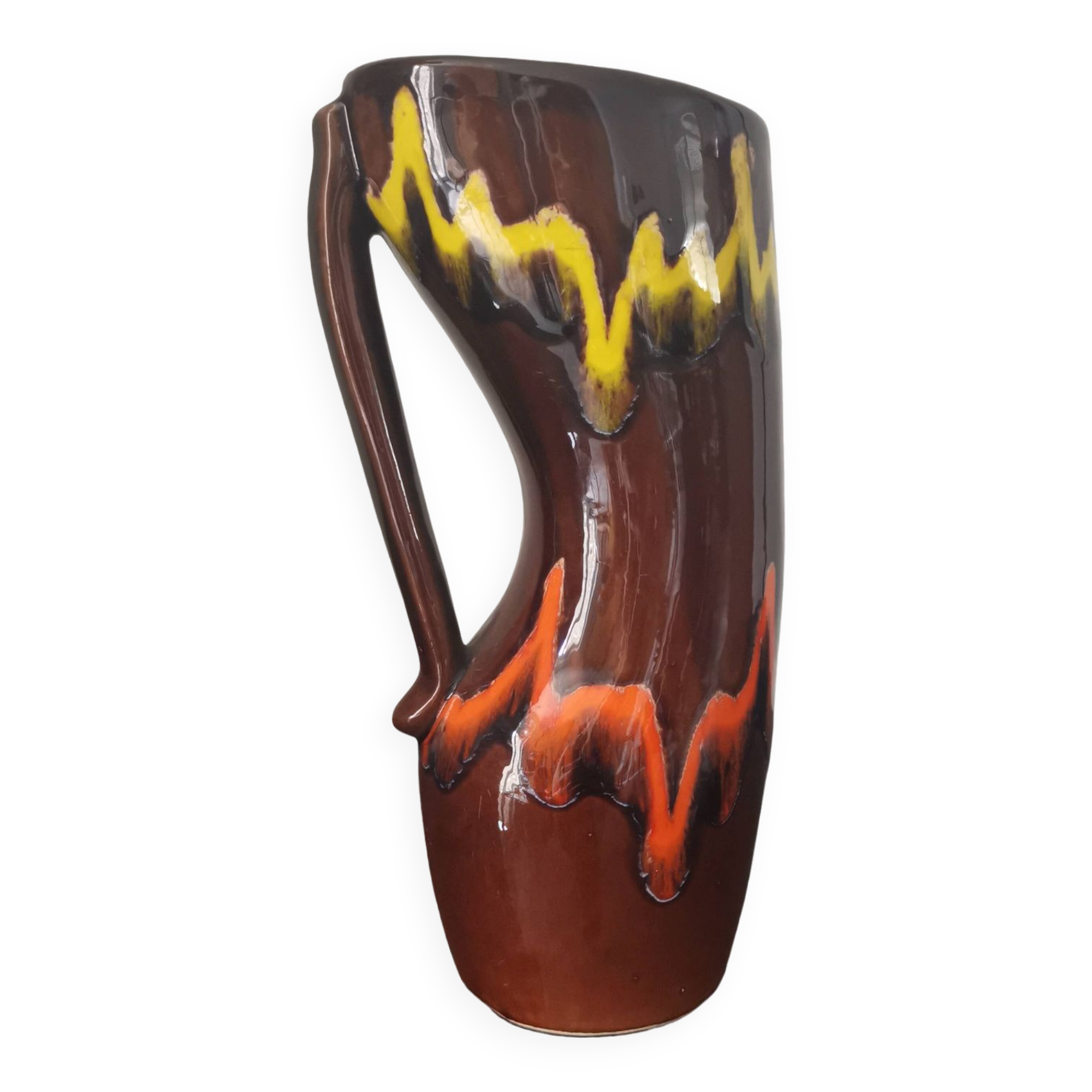 Old Anjou ceramic vase