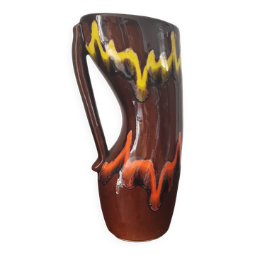 Old Anjou ceramic vase