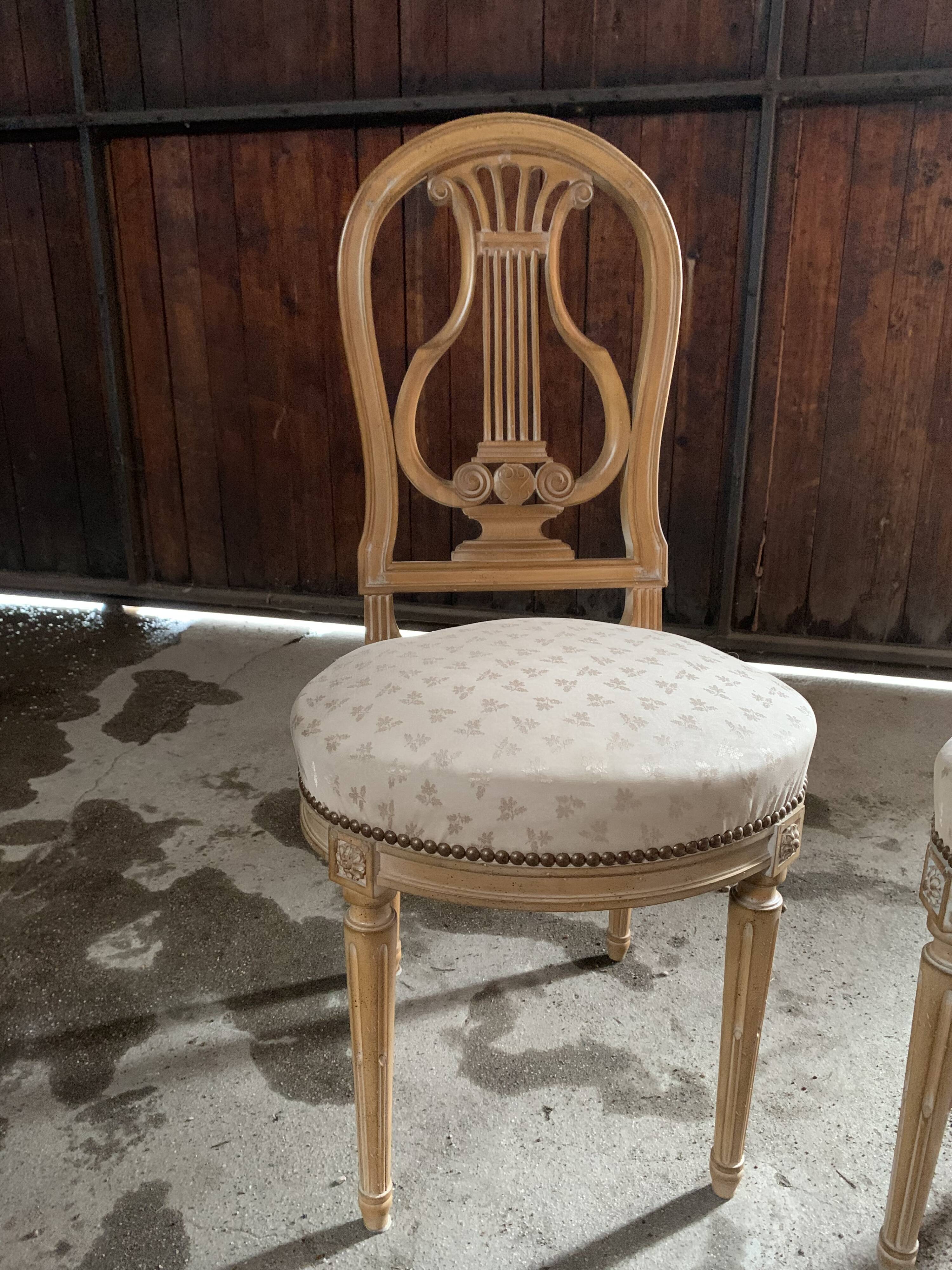 Pair of Louis XVI chairs