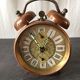 Old awakening Japy copper decoration 70s vintage