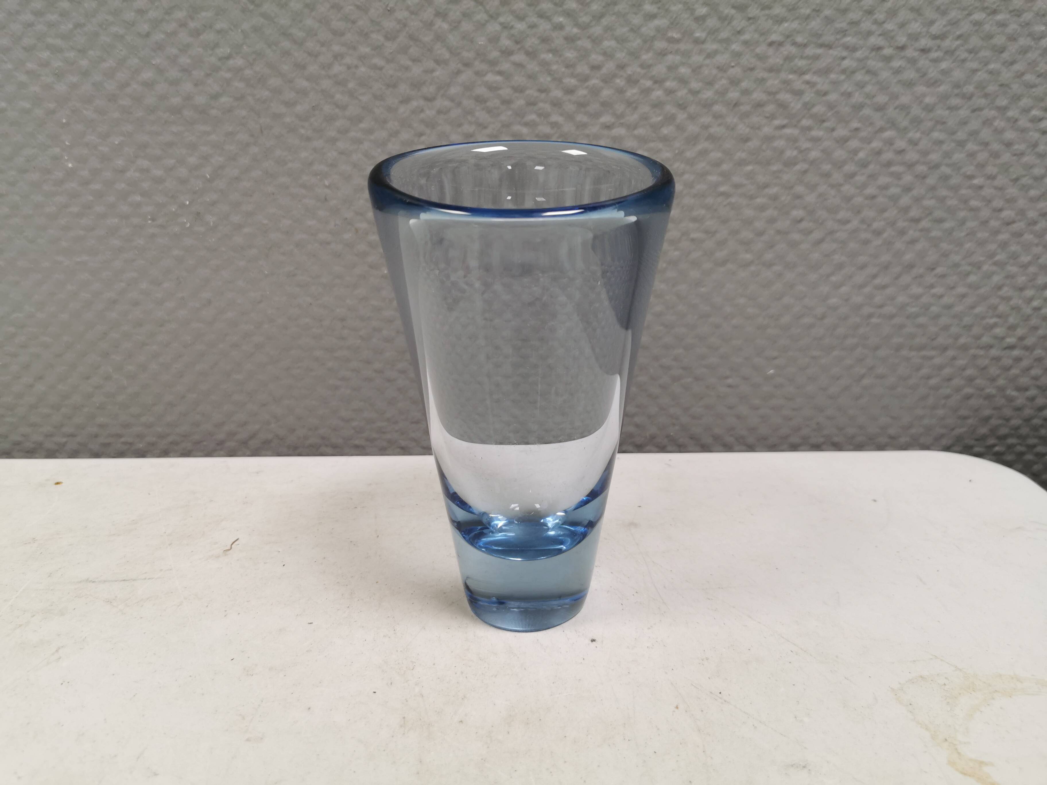A beautiful vase from Holmegaard Denmark, designed by Per Lütken in 1957.