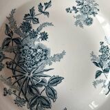 Assiettes en terre de fer Sarreguemines Margot