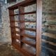 Large open shop shelf from an old French store by Chalmette, 1930s.