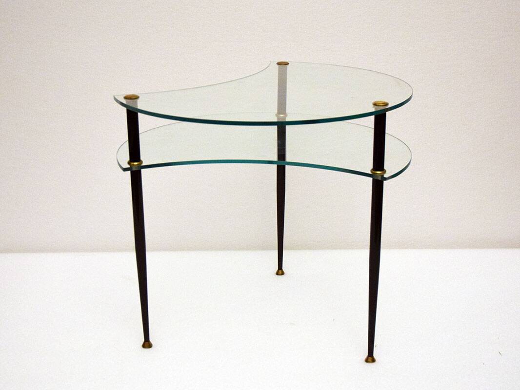 Edoardo Poli asymmetrical coffee table for Vitrex, 196