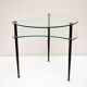 Edoardo Poli asymmetrical coffee table for Vitrex, 196