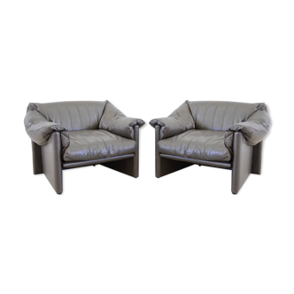 Cassina by Probjeto 'Babalao' armchairs by Vico Magistretti