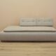 Beige sofa, Italian design, 1980s, made in Italy