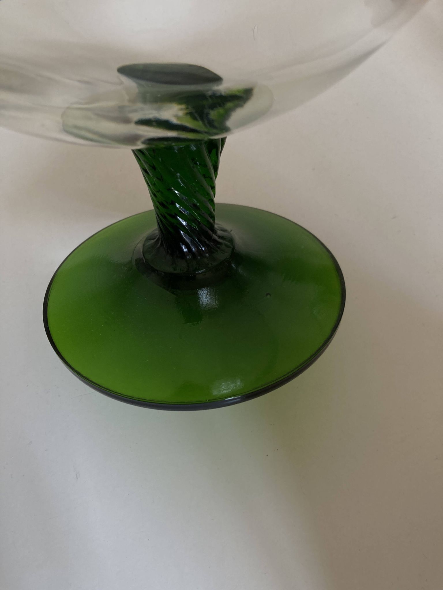 XXXL vase in Empoli glass, Italian work, Italy 1960