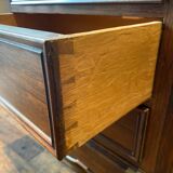 Secretary semainier in mahogany veneer