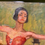 Oil on canvas signed