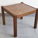 Table basse vintage en marqueterie 1960