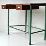 Vintage industrial console with drawers