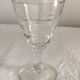 Suite of 8 liquor glasses 1930  engraved blown glass