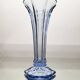 Val Saint Lambert Art deco vaas, serie Luxval model Américain M licht blauw