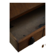 Desk / Chest of drawers in modern Danish oak from the early 20th century with shell handles.