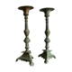 Pair of old candlesticks