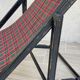 Folding deck chair WOOD and CANVAS Vintage