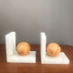 Pair of marble bookends
