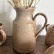 Vintage complete stoneware service – 6 mugs & jug Vallauris