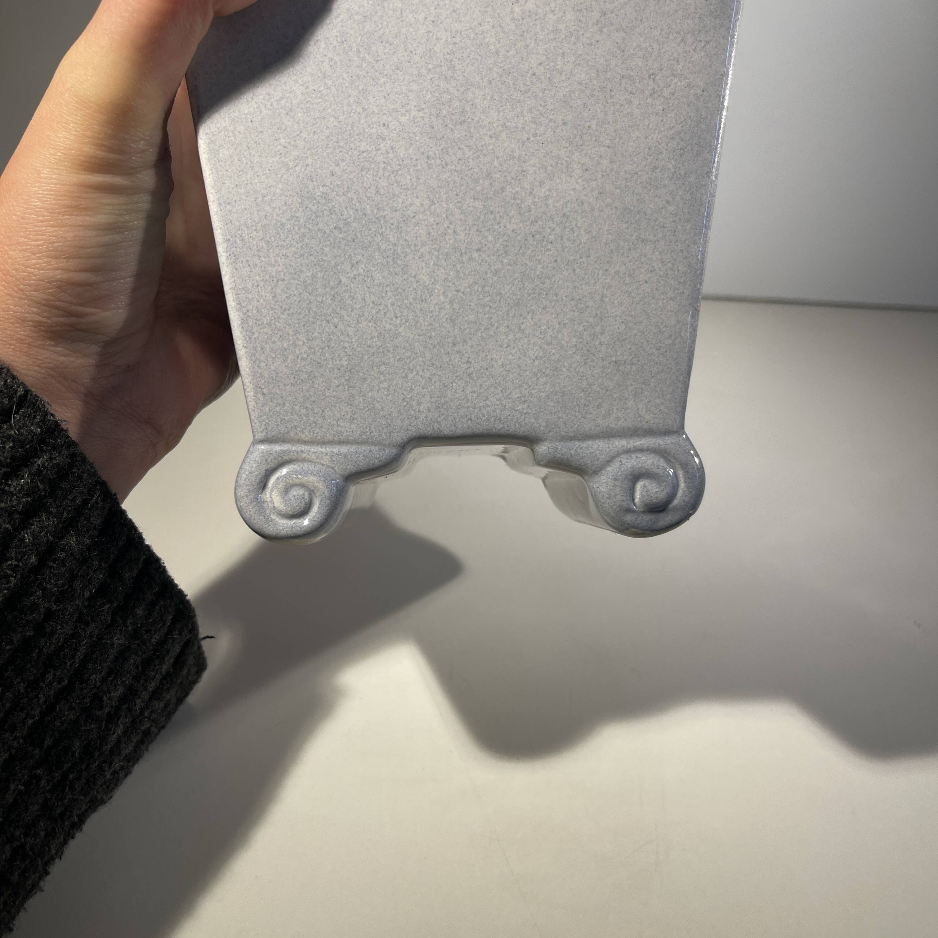 Art Deco ceramic vase with handles, Jean Luce for Villleroy & Boch