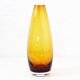 Straw yellow Scandinavian vase