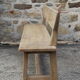 Paire de bancs bois, années 40