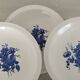 Old Earthenware Dinner Plates Sarreguemines Riva Bella Vintage