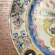 Porcelain plate Compagnie des Indes Famille rose 18th century Qianlong