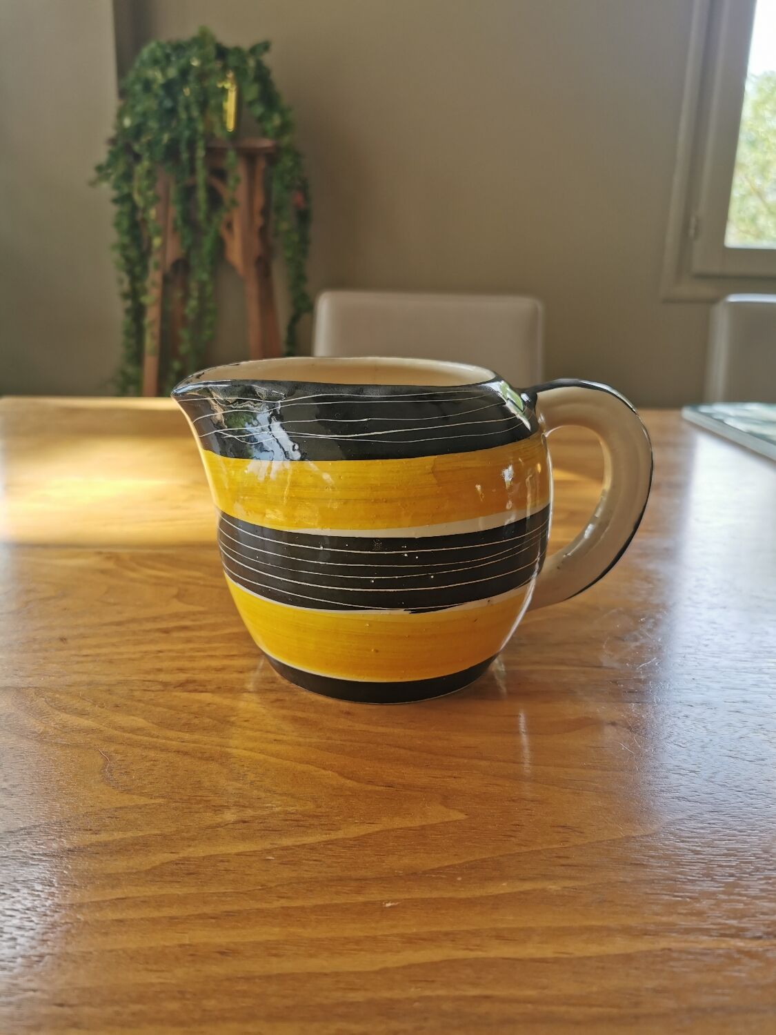 Vintage ceramic pitcher 50s