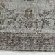 5x9 Gray & Black Oriental Vintage Rug 170x275Cm SK 6991