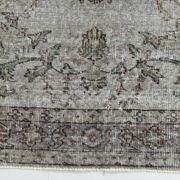 5x9 Gray & Black Oriental Vintage Rug 170x275Cm SK 6991