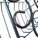 Vintage metal floor shelf / multi-level display / side table