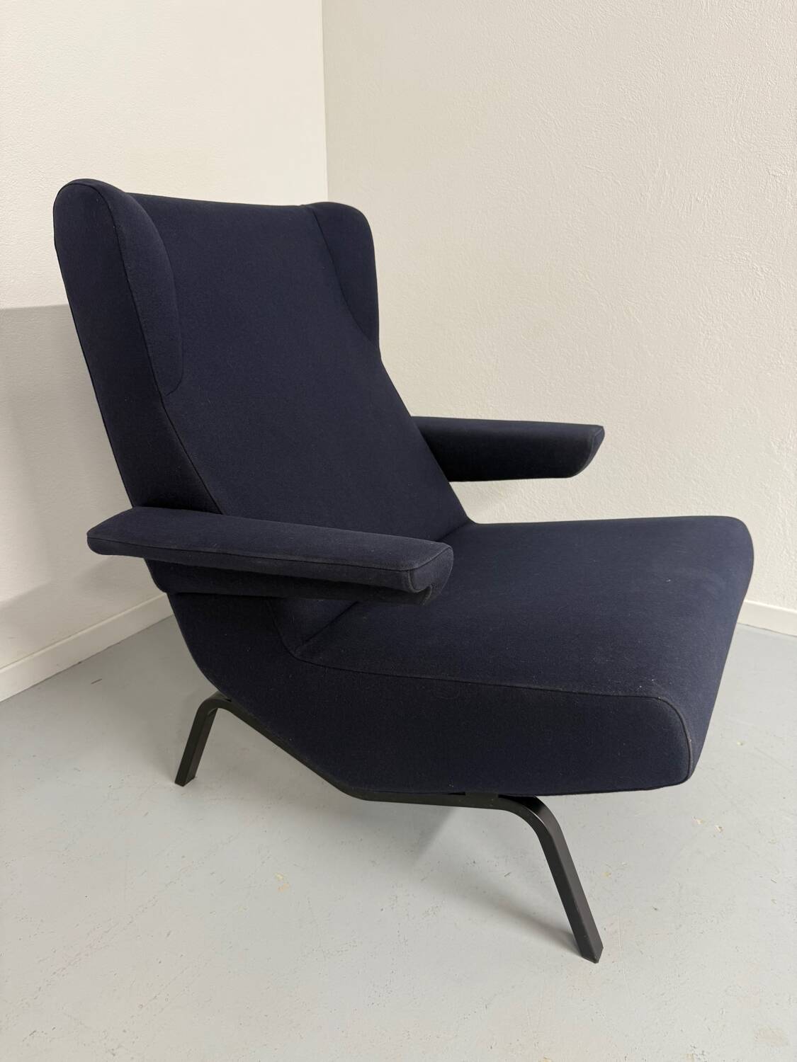 Archi Ligne Roset armchair, Pierre Paulin design, CM 195 HD, vintage blue