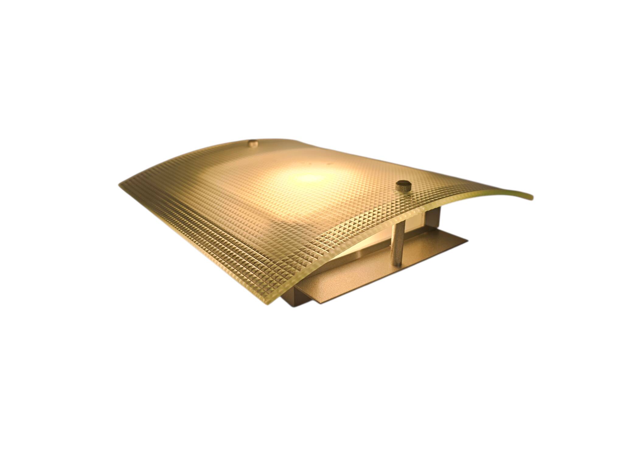Faladesa & idearte - wall lamp - frosted glass - metal - Spain - 80s