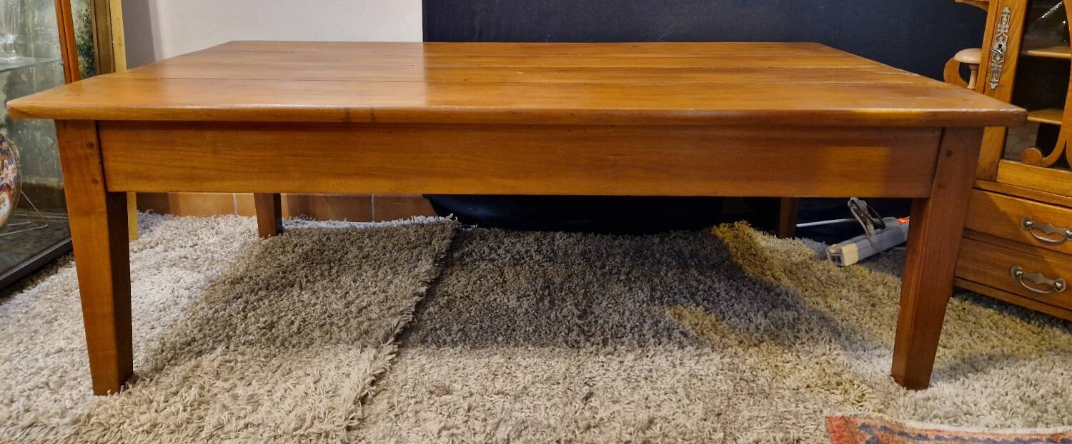 Cherry wood coffee table