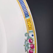 Large round serving dish, semi-deep, Bernardaud Limoges – Art Deco – A718