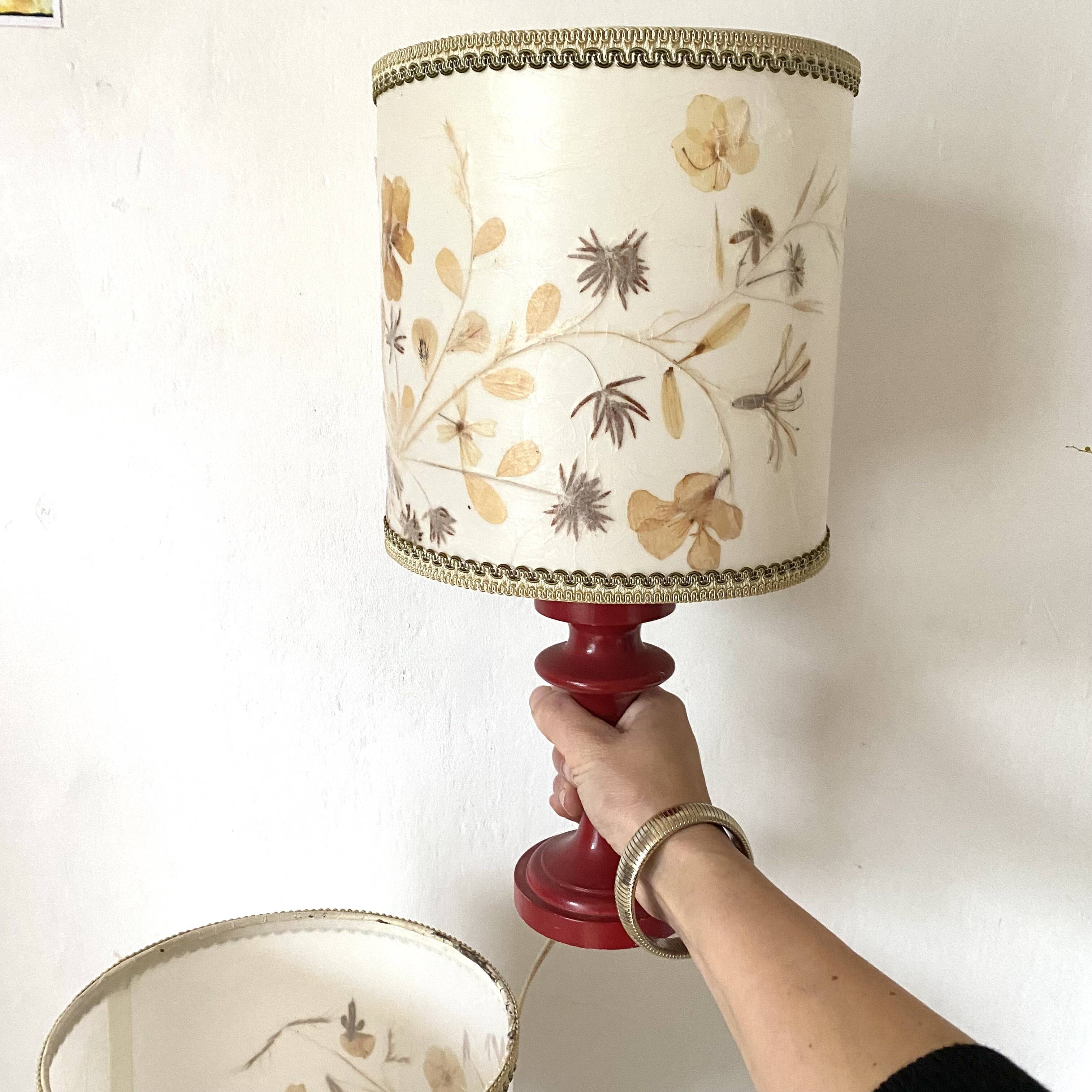 Pair of vintage bedside lamps