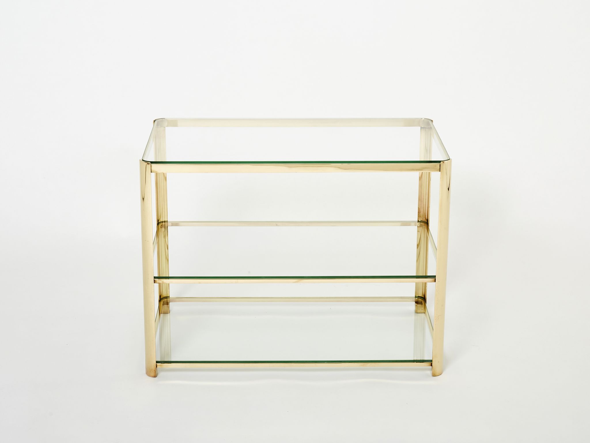 Table d’appoint en bronze signée J.T. Lepelletier pour Broncz vers 1960