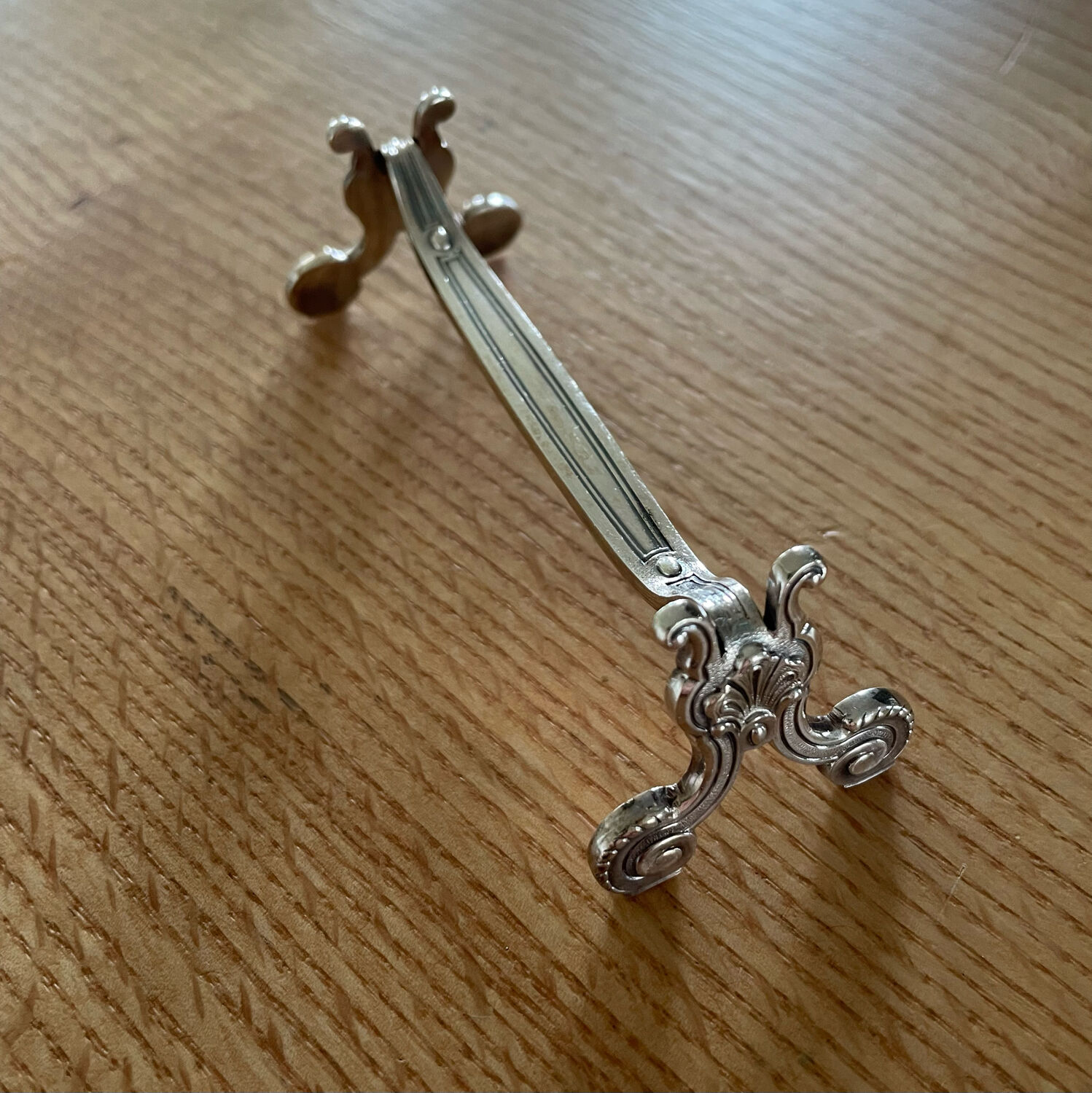 12 christofle silver metal knife holder