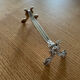 12 christofle silver metal knife holder