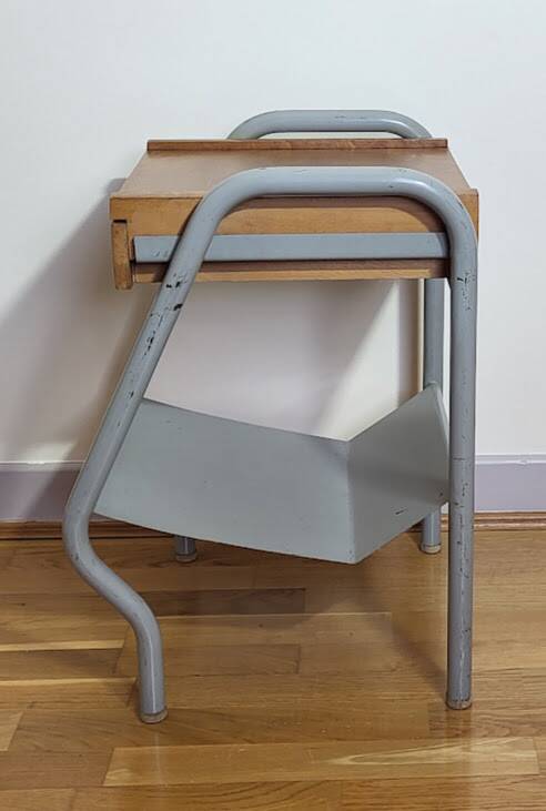 Boarding school bedside table