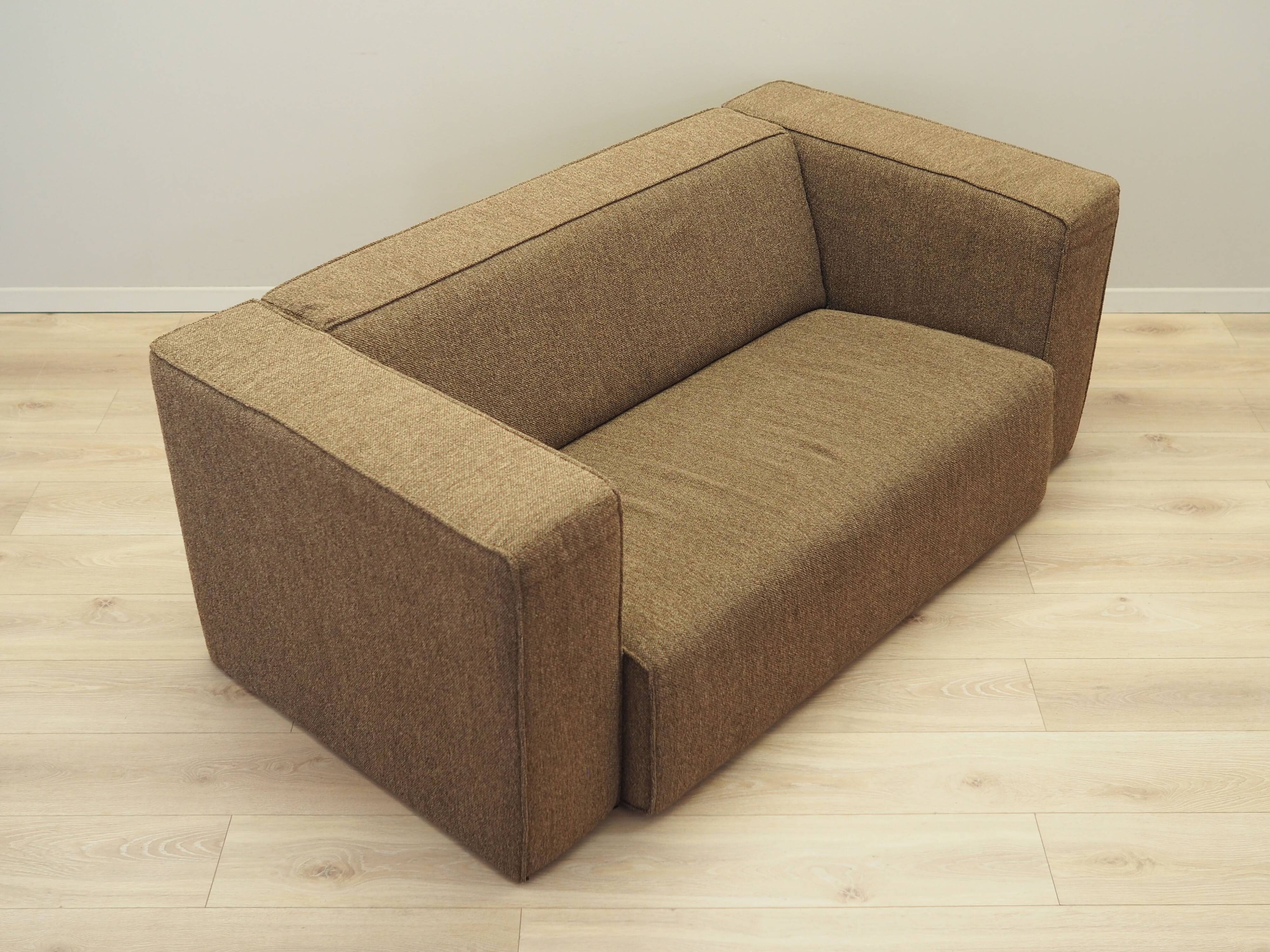 Canapé marron, Danemark années 1980