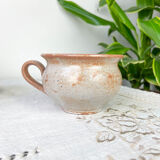 8 cups in vintage enamelled stoneware