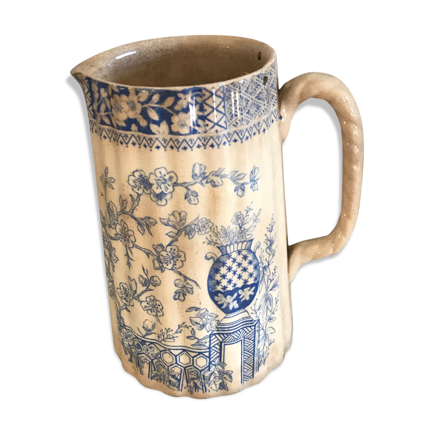 Ceramic pitcher circa 1880