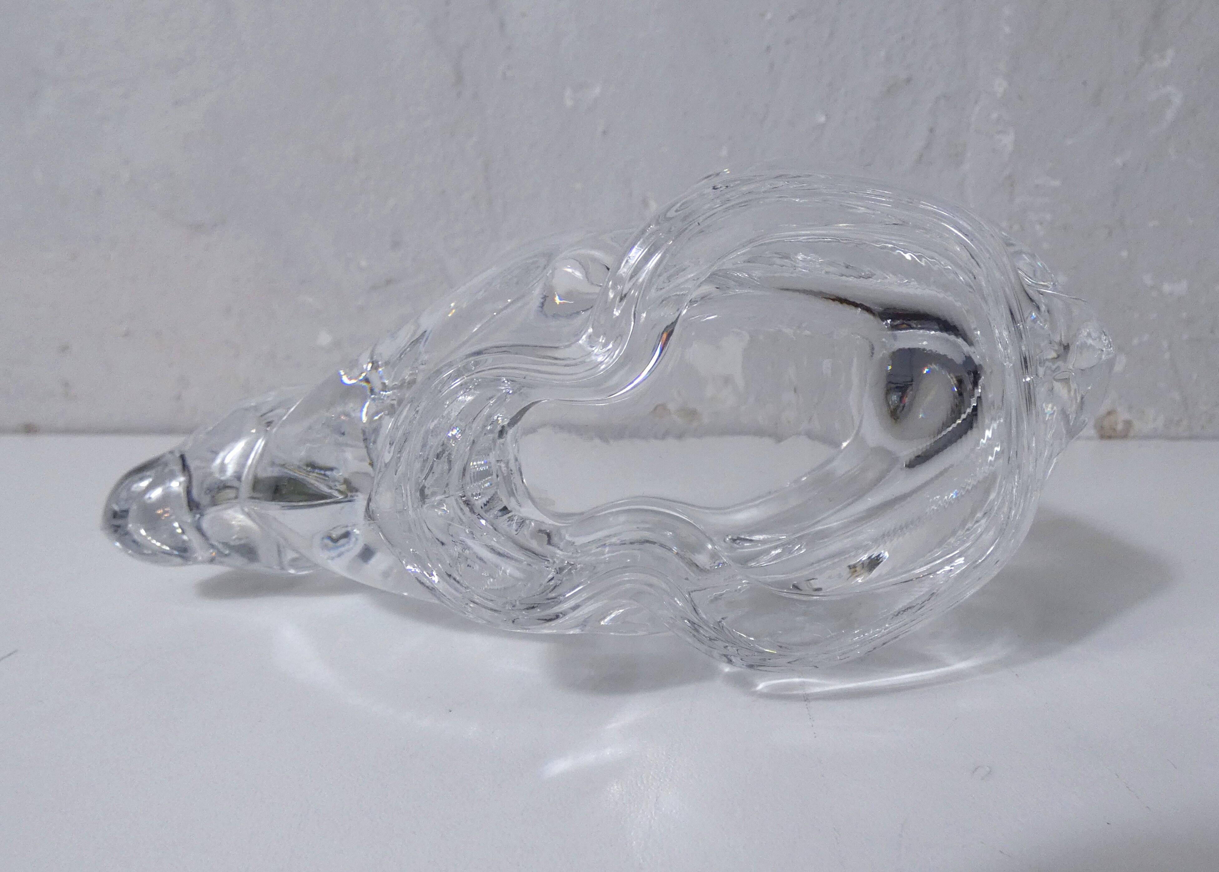 crystal rabbit trinket tray