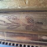 Golden trumeau mirror 130x100