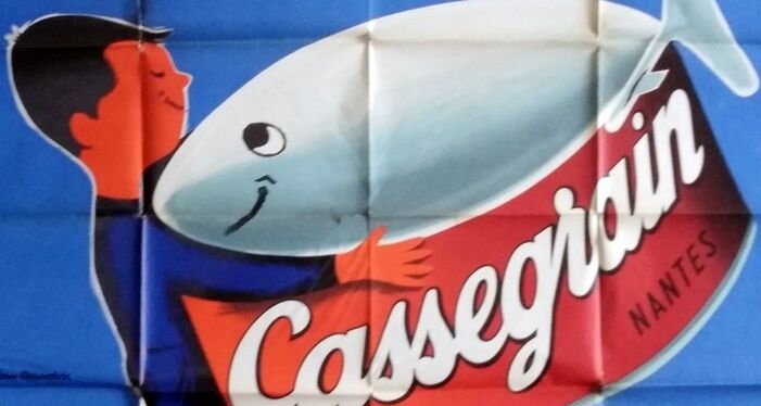 Original advertising poster 1958 Thon Cassegrain Jean Desaleux